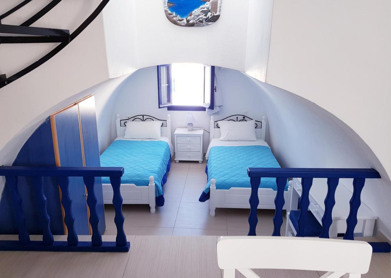 White & Blue Apartment Perivolos  Luaran gambar