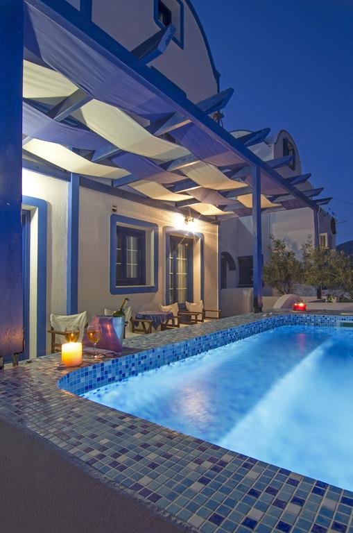 White & Blue Apartment Perivolos  Luaran gambar