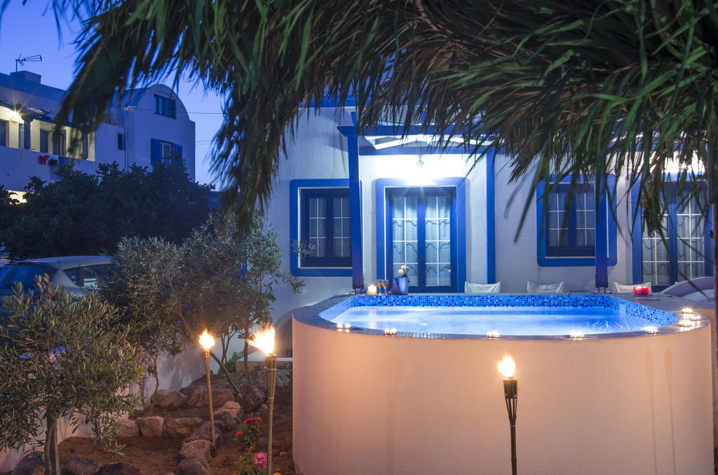 White & Blue Apartment Perivolos  Luaran gambar