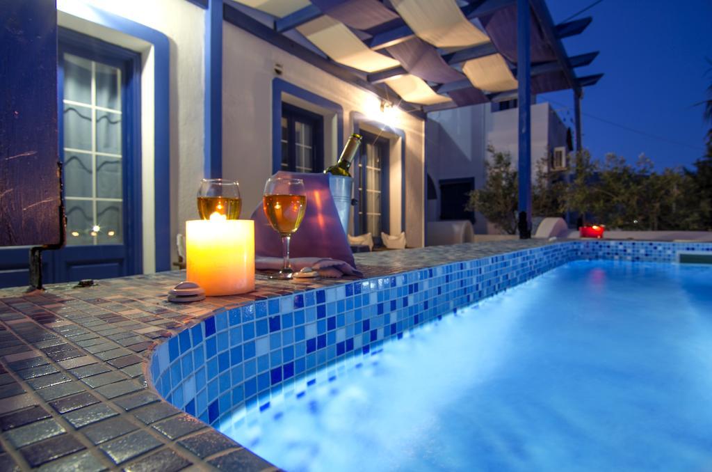 White & Blue Apartment Perivolos  Luaran gambar